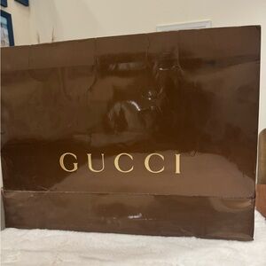Empty Gucci Shopping Bag